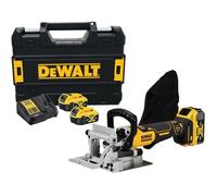 Fraiseuse à lamelles 18V XR Brushless + 2 batteries 5Ah + chargeur + coffret T-STAK - DEWALT - DCW682P2-QW