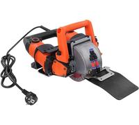 Fraiseuse à rainures électrique de 5200W, idéale pour les murs. Profondeur de coupe élevée. Fraiseuse électrique pour créer des rainures, avec système d'aspiration des poussières et refroidissement pa