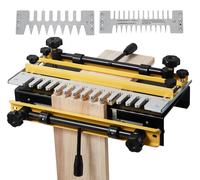 Fraiseuse à tenons VEVOR, largeur 31 cm, kit comprenant 4 fraises et 3 gabarits, gabarit de fraisage pour tenons, alignement précis, outil pour la réalisation d'assemblages à tenons dans la fabricatio