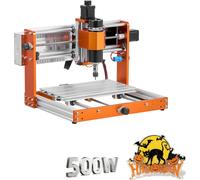 Fraiseuse CNC SucceBuy, broche de 500 W, machine à graver à 3 axes, zone de travail 300 x 180 x 80 mm,hors ligne, interrupteurs de fin de course, arrêt d'urgence