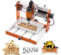 Fraiseuse CNC VEVOR, broche de 500 W, machine à graver à 3 axes, zone de travail 300 x 180 x 80 mm,hors ligne, fins de course, arrêt d'urgence, pour la sculpture