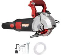 Fraiseuse de murs Fraisage de fentes 4800W Fraiseuse de murs 6500 tr/min Fraiseuse de murs Fraisage de fentes avec 34 mm de profondeur 42 mm de largeur Machine électrique à écrous