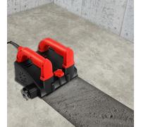 Fraiseuse électrique murale - Fraiseuse à béton - Puissance 1200 W - Largeur de fraisage 16 cm - Vitesse de rotation 3000 tr/min - Tension 220 V 50 Hz - Sans poussière - Rouge