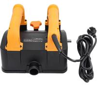 Fraiseuse électrique murale - Fraiseuse à crépi - 1200 W - 4000 tr/min - 26 lames - Profondeur réglable de 1 à 4 mm - Raccord d'aspiration et coffret à outils - Or
