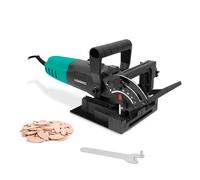 VONROC Fraiseuse Lamello Multifonction VONROC BG501AC - Affûteuse de Table Compacte 900W avec Contrôleur de Vitesse, Lame 100mm, Arbre Flexible et Accessoires Inclus