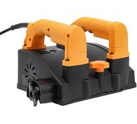Fraiseuse pour béton électrique, 1200W, 1000-4000 tr/min. Fraiseuse pour rénovation, fraiseuse pour enduit, fraiseuse pour murs. Profondeur de coupe réglable de 1 à 4 mm, largeur de 15 cm. Machine à d