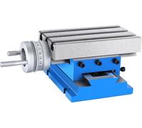 Fraiseuse SucceBuy Table de travail à chariots croisés 4''x7,3'' Outil de précision à 2 axes