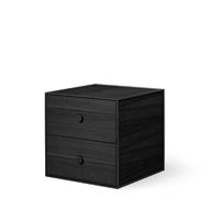 Frame 35 Élément d'armoire avec 2 tiroirs Cendre noire Audo OFFRE SPECIALE - 5711879008749