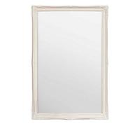 FRAMES BY POST Grande 5,1 cm Blanc Style Shabby Chic Antique Miroir Mural rectangulaire - Grande Taille : 101,6 x 71,1 cm