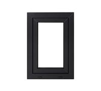 Framex Fenêtre de Cave 40x60 cm, Oscillo-Battante Droite, Intérieur Blanc/Extérieur Anthracite | Double Vitrage 32mm, Fenêtre PVC pour Sous-sol, Garage et Abri de Jardin