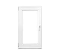 Framex Fenêtre de Cave 40x90 cm, Oscillo-Battante Gauche, Intérieur/Extérieur Blanc | Double Vitrage 32mm, Fenêtre PVC pour Sous-sol, Garage et Abri de Jardin