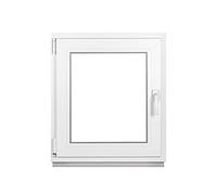 Framex Fenêtre de Cave 50x55 cm, Oscillo-Battante Gauche, Intérieur/Extérieur Blanc | Double Vitrage 32mm, Fenêtre PVC pour Sous-sol, Garage et Abri de Jardin