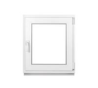 Framex Fenêtre de Cave 70x75 cm, Oscillo-Battante Droite, Intérieur/Extérieur Blanc | Double Vitrage 32mm, Fenêtre PVC pour Sous-sol, Garage et Abri de Jardin