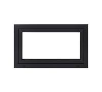 Framex Fenêtre de Cave 90x50 cm, Oscillo-Battante Droite, Intérieur Blanc/Extérieur Anthracite | Double Vitrage 32mm (900x500 mm), Poignée à Gauche, Fenêtre PVC pour Sous-Sol, Garage et Abri de Jardin