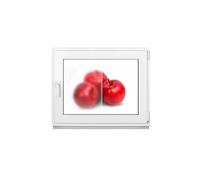Framex Fenêtre de salle de bain Blanc Double Vitrage Verre dépoli 105 x 80 cm DIN Droite, Fenêtre de cave PVC Satinato 1050 x 800 mm 32 mm Oscillo-battante (Poignée Gauche)