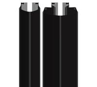 Ellen Anti pince-doigts Euro Plus – 1 joint large et 1 joint étroit – Noir