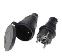 France prise femelle étanche 16A prise électrique mâle Schuko 250V adaptateur secteur 4000W prise de courant industrielle Plug