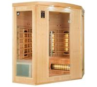 France Sauna Apollon Infrarouge quartz 3/4 places angulaire
