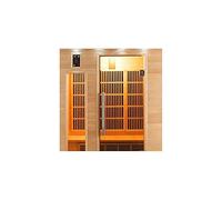 France Sauna - SN-Apollon-Q3 - Sauna Infrarouge Apollon - Bouton on/Off - Purification de la Cabine par Ioniseur - Chromothérapie 7 Couleurs - 3 Places