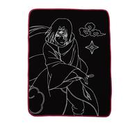 Franco Collectibles Naruto Itachi Anime Bedding Couvre-lit Super Doux Micro Raschel 116,8 x 152,4 cm (Produit sous Licence Officielle)
