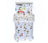 Franco Collectibles Peanuts Parure de lit 5 pièces Super Douce avec Couvre-Oreiller, lit jumeau, (Produit sous Licence Officielle)