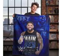 Franco Collectibles WWE Jey USO Yeet Main Event Champions Couvre-lit Super Doux 116,8 x 152,4 cm
