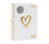 Franco Cosimo Panini ME Agenda Luxury Edition Carnet de 16 mois avec couverture souple avec motif en relief et 512 pages, idéal pour les collèges, les supérieures et les universités, 12 x 16,5 cm