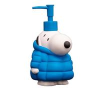 Franco Distributeur de Savon en résine, Bleu Snoopy Puffer Coat
