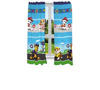 Franco Lot de rideaux de fenêtre pour chambre d'enfant 208 x 160 cm Pat' Patrouille