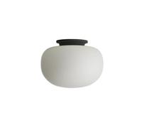 Frandsen Supernate Plafonnier Ø28 Blanc Opale/ Noir