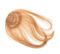 Frange Femme à Clip, Fausse Frange Frontale, Cheveux Artificiels | Look Authentique, Pose Simple, Confortable et Non Irritante, Accessoire Capillaire pour Femmes, Couleur Or
