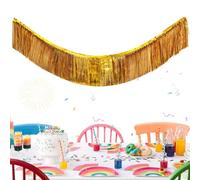 Frange Tinsel scintillante - 30 x 300 cm Streamers de fond d'anniversaire pour décoration de fête - Bannière Tinsel,Pour les w nds et les vacances, les étudiants, les anniversaires, les mariages