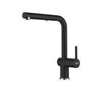 Franke - Mitigeur de cuisine Active L 115.0653.384, douchette extractible Onyx Noir, haute pression