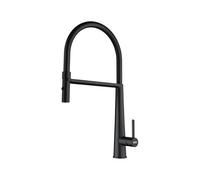 FRANKE 115.0690.598, Robinet d'évier de cuisine Icon semi-pro, Noir mat