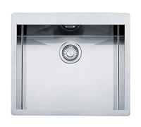FRANKE 127.0203.469, Évier de cuisine encastré slimTop en acier inoxydable - Planar (PPX 210-58), Cuve simple, Couleur/Finition : Inox soie Normal