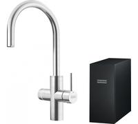 Franke Mythos Water Hub Sparkling mitigeur de cuisine sur pied acier inoxydable 160.0708.955