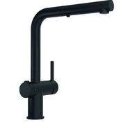 Franke Active - Mitigeur d'évier FN 5351.901, avec commande de vidage Twist et douchette extractible , noir mat 115.0669.769