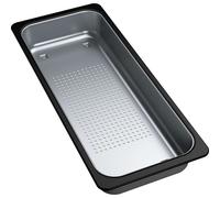 Franke - Bac d'égouttement pour les éviers, 181x431x59 mm, inox / plastique noir 112.0520.497