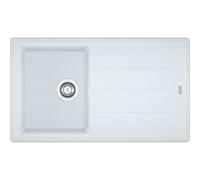 Franke Basis - Évier en fragranit BFG 611-86, 86x50 cm, blanc artic 114.0494.912