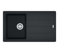 Franke Basis - Évier en fragranit BFG 611-86, 86x50 cm, onyx 114.0494.913