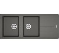 Franke Basis évier en granit 116x50 cm gris/graphite/onyx 114.0676.262