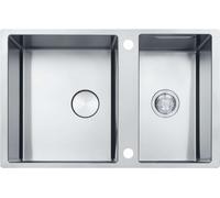 Franke Box Center - Évier BWX 120-41-27, 82x52 cm, inox 122.0579.553