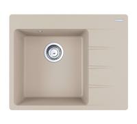 Franke Centro - Evier en fragranite CNG 611-62 TL/2, 62x50 cm, sahara 114.0637.493