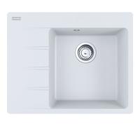 Franke Centro - Évier en Fragranite CNG 611-62 TL / 7, 62x50 cm, blanc-glace 114.0637.164