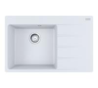 Franke Centro - Évier en Fragranite CNG 611-78 TL / 2, 78x50 cm, blanc-glace 114.0637.512