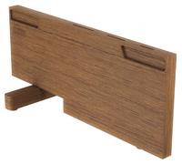 Franke CU-40K, Rectangulaire, Bois, Noyer, Couleur solide, 1 pièces