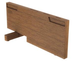 Franke CU-40K, Rectangulaire, Bois, Noyer, Couleur solide, 1 pièces