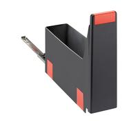 Franke Cube poubelle 4.5 l noir-rouge 134.0039.317