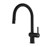 Franke Eos Neo Goulot mobile, Haute pression, Industrial Black, 180° Plage de pivotement, Commande latérale, 9l/min.