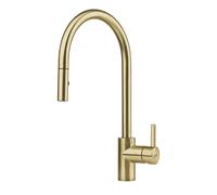 Franke Eos Neo - Mitigeur d'évier FN 0045.504 avec douchette extractible, doré 115.0681.244